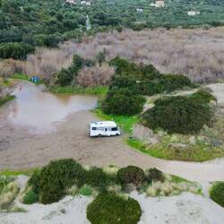Bevor wir kamen muss es wohl ordentlich geregnet haben 😯