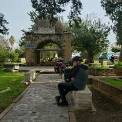 Pause im Park in Girne