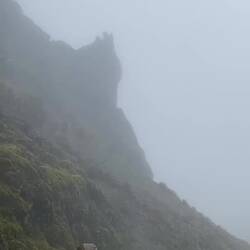 Wirklich keine Sicht. Bisschen traurig, aber trotzdem ein Erlebnis!