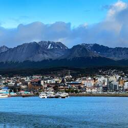 Hello Ushuaia ... from Ortelius at the pier.