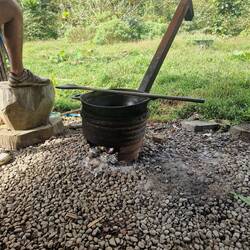 Roasting by traditional method