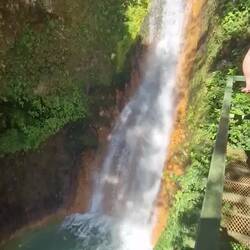A hidden waterfall.