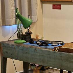 Kamera ausgerichtet und...