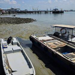 Bei Ebbe stinkt es ziemlich.