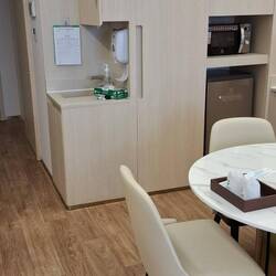 Bereich der Handdesinfektion