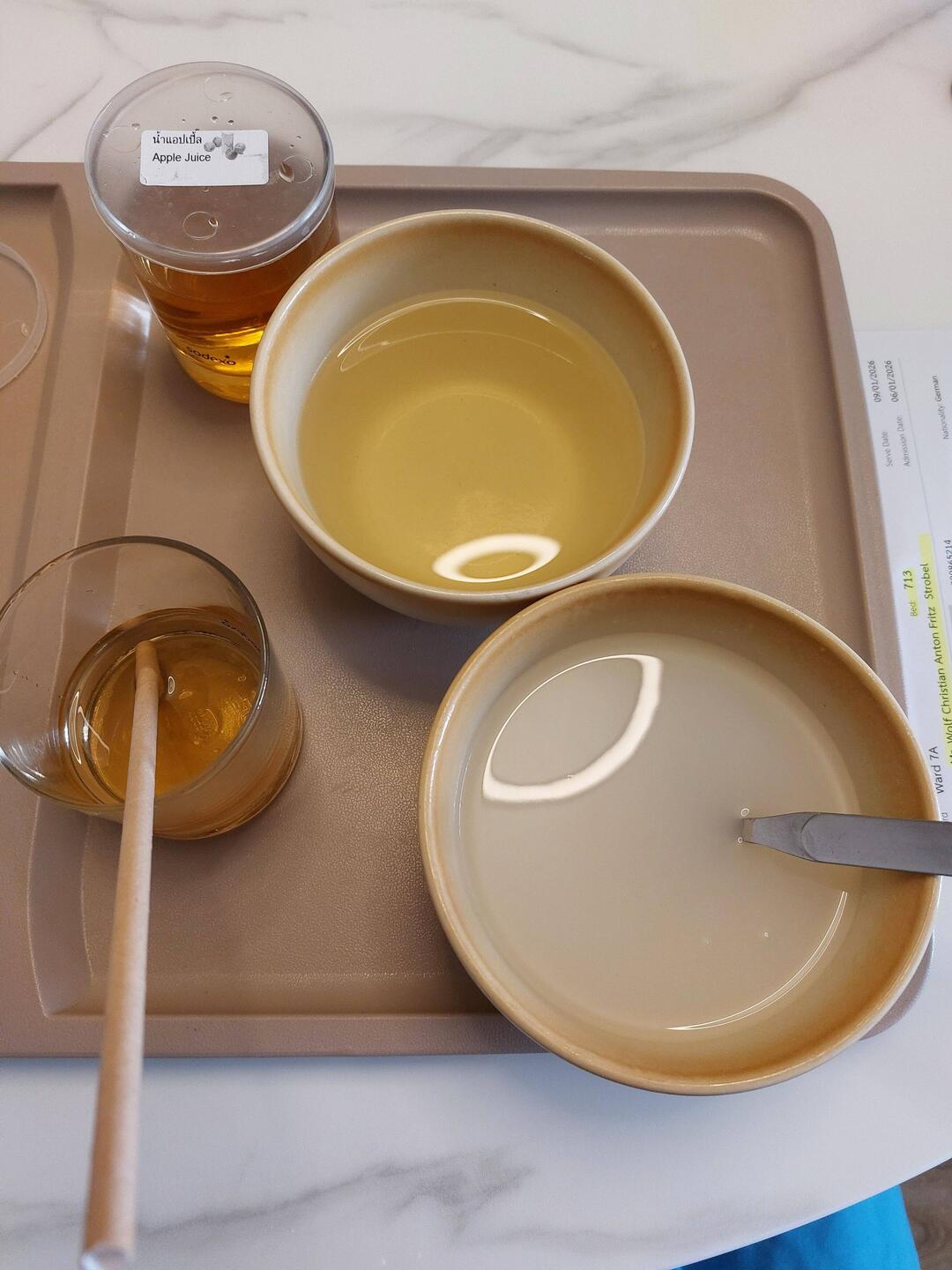 Frugale Kost zum Diätaufbau......Reisschleimwasser plus "Gemüsebrühe"