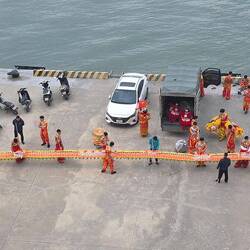 Empfang wird vorbereitet