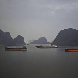 Ziemlicher Schiffsverkehr