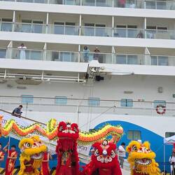 Oben links unsere Kabine 😉