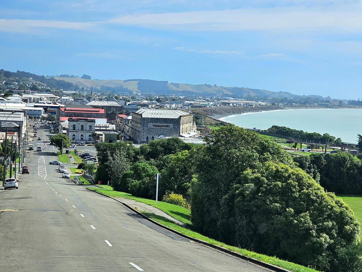 Blick auf Oamaru