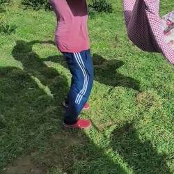 Heute hilft der Wind beim Betten ausschütteln