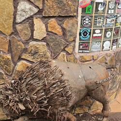 Another cool sculpture of a bull