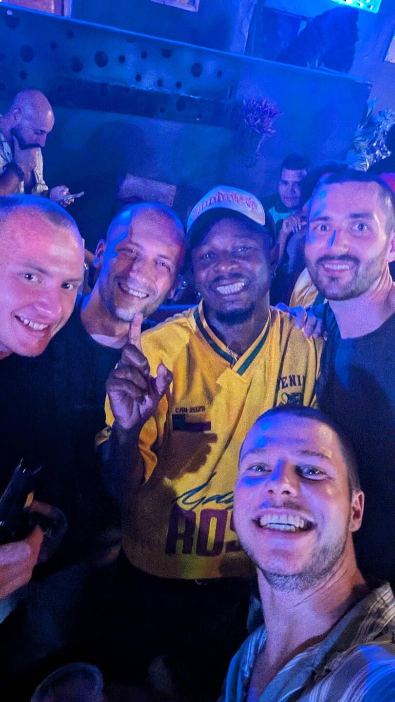 Mit Simon in seinem Club