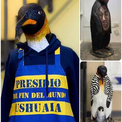 Painted penguins @ the Prison at the End of the World (Presidio) — Ushuaia.