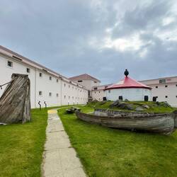 Replica of the San Juan de Salvamento Lighthouse ... Presidio — Ushuaia, Argentina.