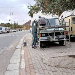 Da wird die Scheibe ausgetauscht