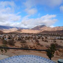 Da unten irgendwo steht unser Womo