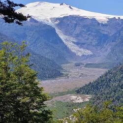 Blick Richtung Vulkan Michinmahuida