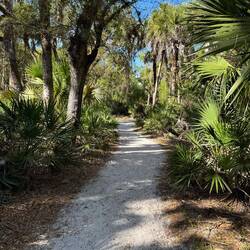 Schöner Wanderweg mit Fauna Vielfalt