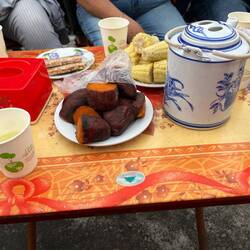 Picknick bei der Familie