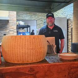 Proud chef/owner Javier