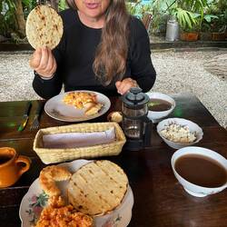 Arepa - Maisfladen, die gehen hier immer!