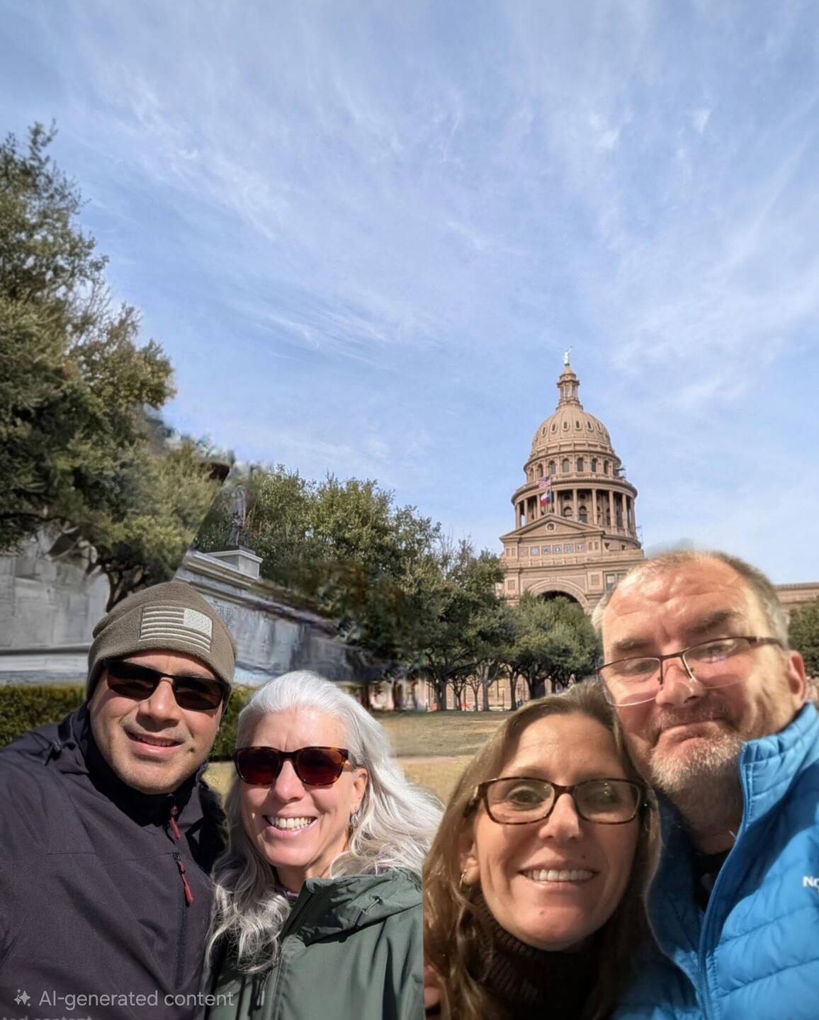 Forgot to take a pic with Gareth and Margo, so improvised.