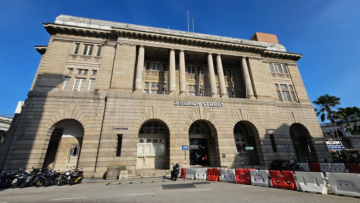 Strandstraße - hier wurde alles aufgeschüttet um Land zu Gewinnen.
