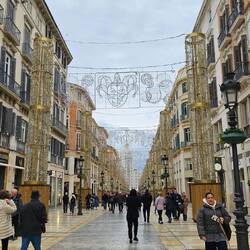 Málaga hat selbst bei Regen ein schönes Flair.