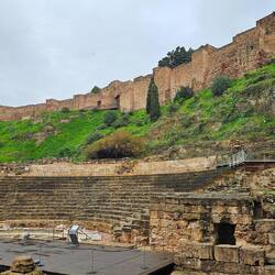 Das Amphitheater in Málaga