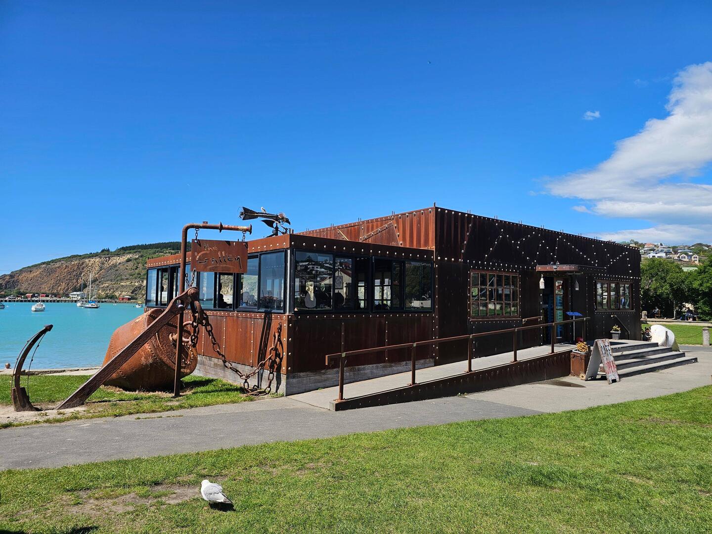 Restaurant aus Kortenstahl