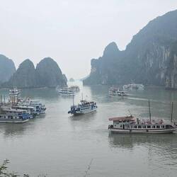 Links ist die Abfahrtsstelle