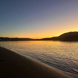 Stimmung bei Ankunft auf unserem Camping Platz