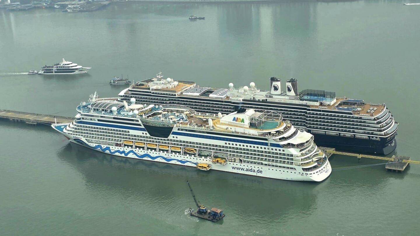 Luftaufnahme unserer Schiffe