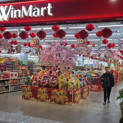 Viel leerer als auf dem lokalen Markt
