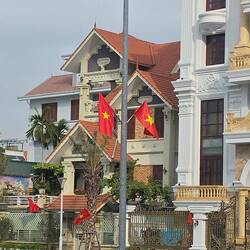 Landesfahne allgegenwärtig