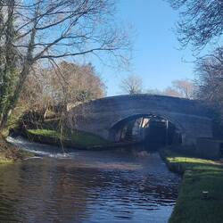 Approaching Wharton's Lock and its strong bywash