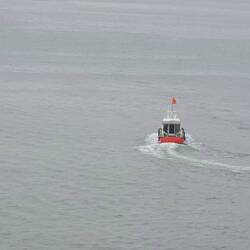 Der Lotse verläßt uns