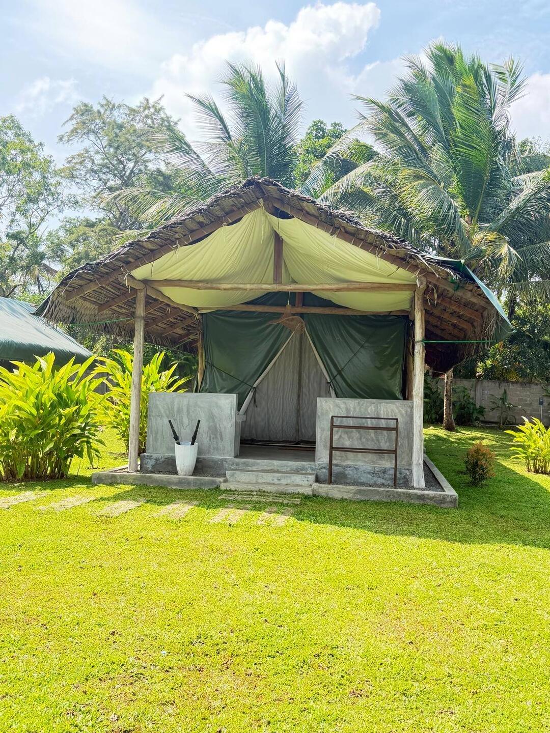 Zeltunterkunft im gal oya Lake Club