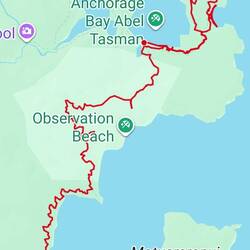 Our hike -- 8 miles total.