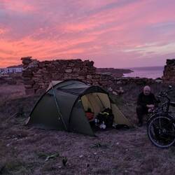 Was für ein farbenprächtiger Himmel.