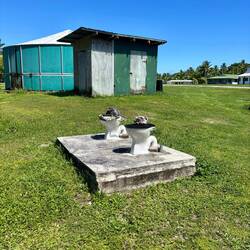 Niuean kunst? Er was niemand om context aan te vragen...