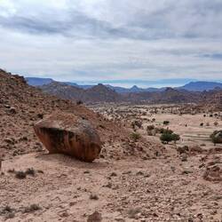 In der Ferne der Stellplatz