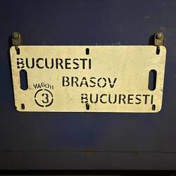 Rundtrip. Aber nur bis Sinaia. Name von Sinai.