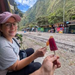 Geschafft, jetzt gibts ein Glacé.
