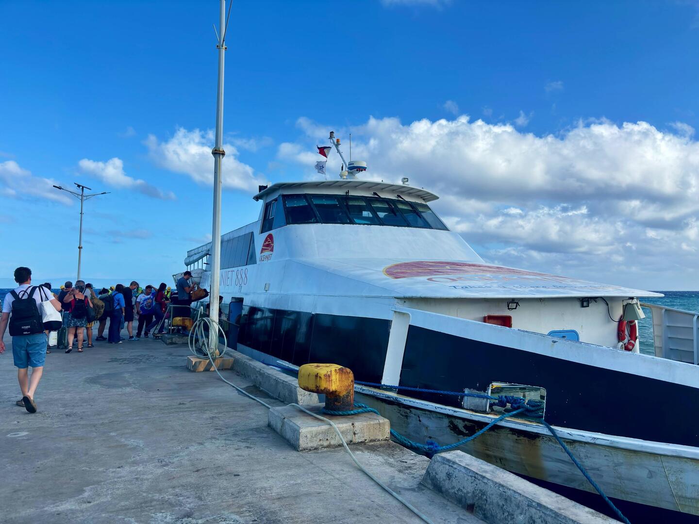 Boarding zur Fähre ⛴️