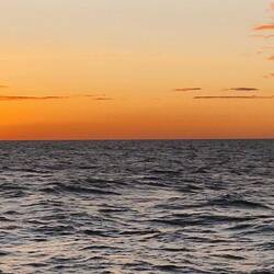 Sunset at sea
