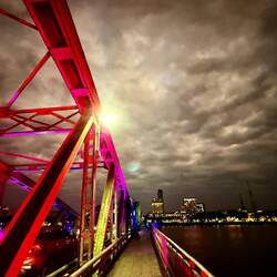 Retour du nuit par le pont Gustave Eiffel 🌙