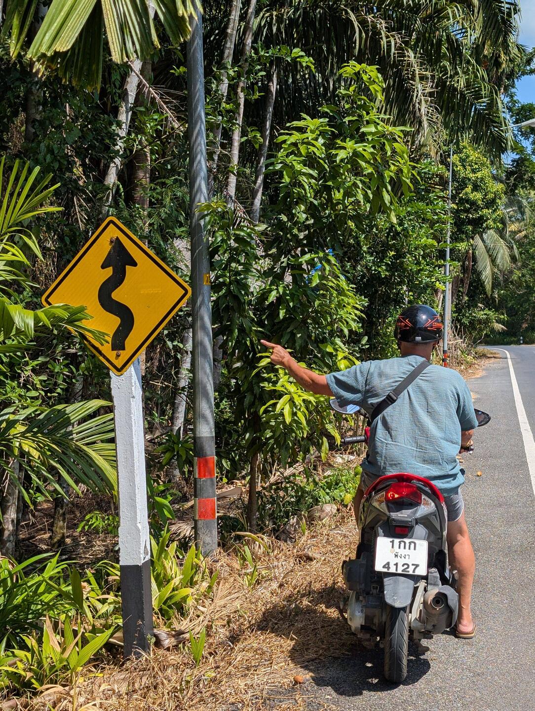 Los geht's.. eine Kurve nach der Anderen