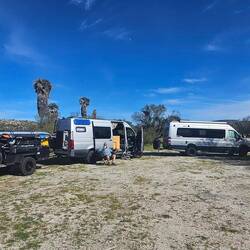 We situate to protect us from the wind